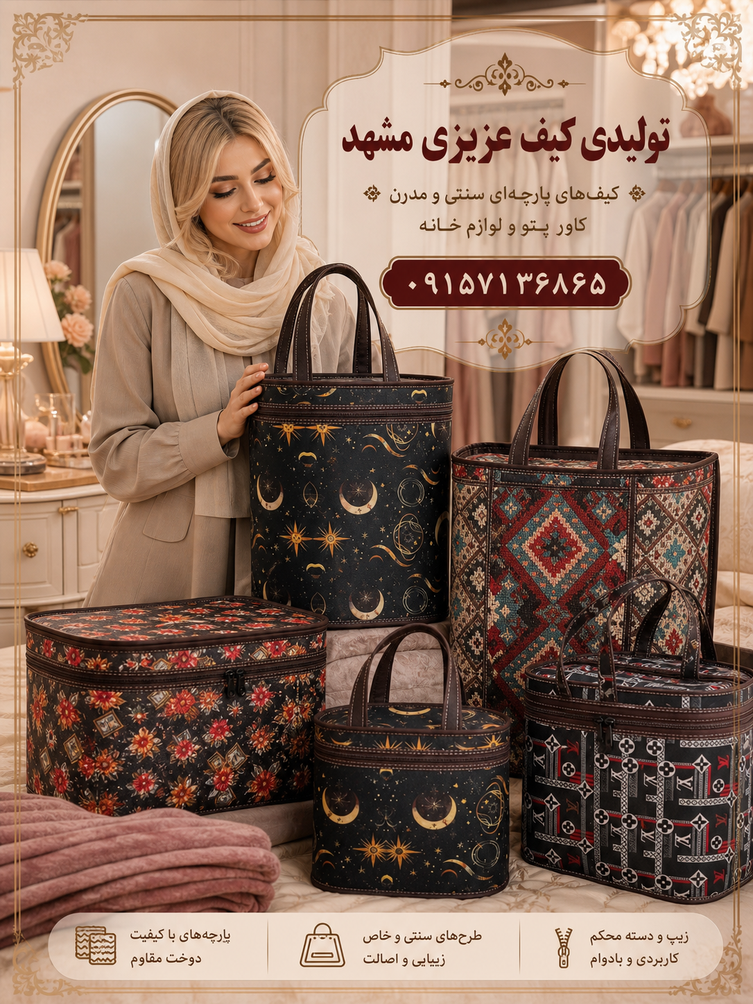 تولیدی کیف عزیزی مشهد
